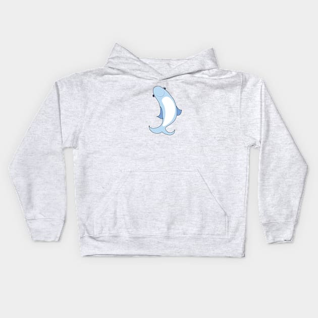 Cute Whale Kids Hoodie by PrettyGhoul